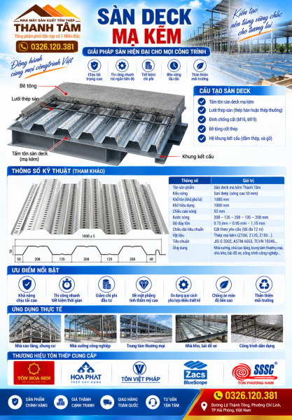 Sàn Deck Kẽm