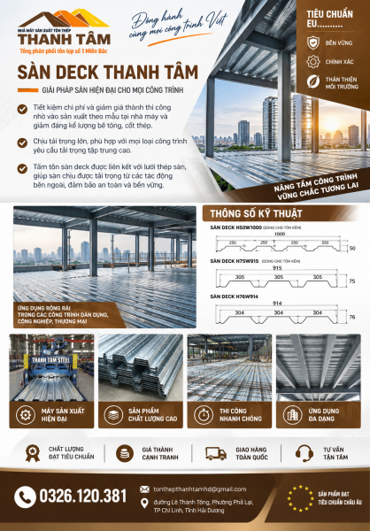 SÀN DECK MẠ KẼM